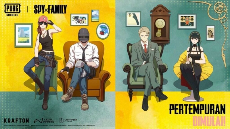 PUBG Mobile Umumkan Konten Terbaru Kolaborasi dengan Serial Anime 'SPYxFAMILY'