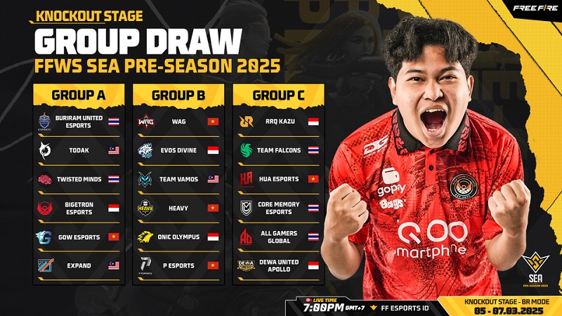 Siap-Siap! FFWS SEA 2025 Pre-Season Perkenalkan Format Baru di Kompetisi Free Fire
