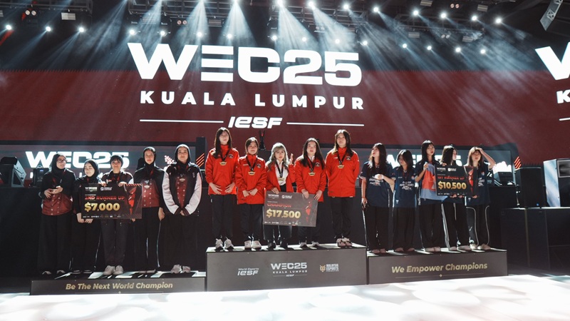Timnas MLBB Women’s Indonesia Back-to-Back Juara Dunia IESF 2025!