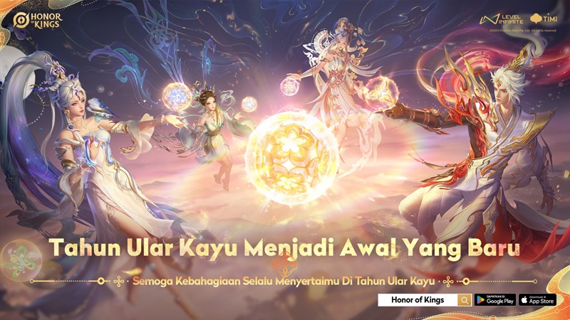 Festival Tahun Ular di Honor of Kings: Dapatkan Hero dan Voice Pack Gratis!