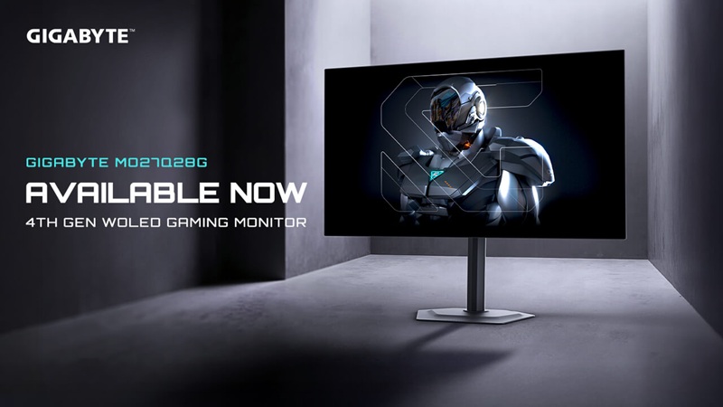 GIGABYTE MO27Q28G: Monitor Gaming WOLED Generasi ke-4 dengan Refresh Rate 280Hz