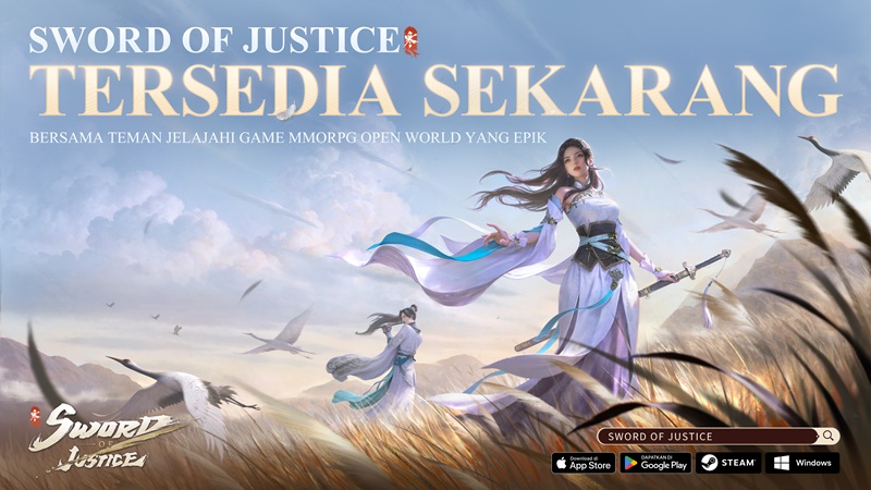 NetEase Games Resmi Luncurkan Sword of Justice Global, Hadirkan MMO Fantasi Timur di Mobile dan PC