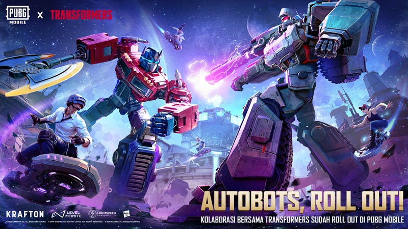 PUBG MOBILE x TRANSFORMERS: Kolaborasi Epik Hadirkan Konten Bergaya Cybertron Mulai 18 Juli