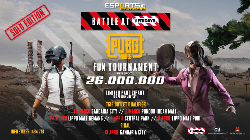 Turnamen PUBG Mobile  Solo Edition 