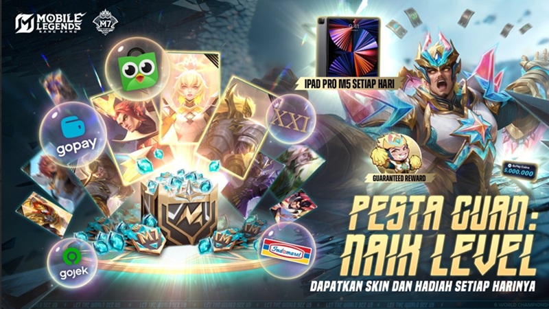 Sambut M7 World Championship, MLBB Luncurkan Kampanye “Pesta Cuan: Naik Level”!