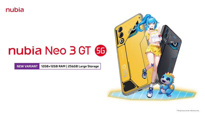nubia Neo 3 GT 5G Hadir dengan RAM 12GB, Performa Gaming Pro-Level Kini Lebih Terjangkau