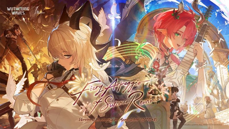 Wuthering Waves 2.3: Fiery Arpeggio of Summer Reunion Siap Rilis 29 April 2025