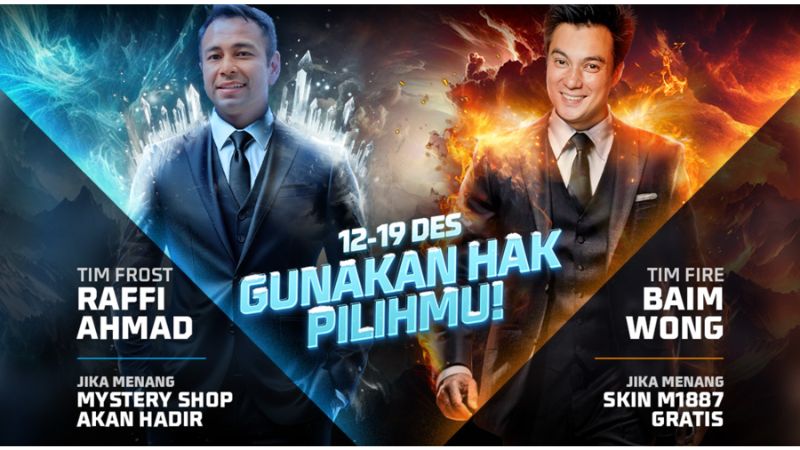 Deretan Artis Siap Bertarung Bersama Raffi Ahmad dan Baim Wong di Free Fire