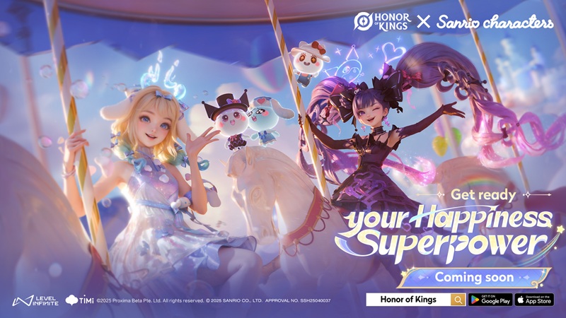Kolaborasi Honor of Kings x Sanrio: Hadirkan Keceriaan dengan Cinnamoroll dan Kuromi!