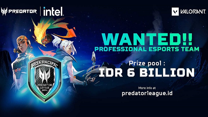 Acer Cari Tim Valorant untuk Berlaga di Predator League 2024