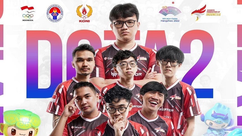 Langkah Berat Timnas Dota 2 di Asian Games 2022 di Hangzhou