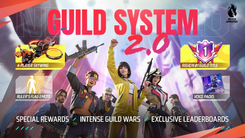 Free Fire Rilis Fitur Guild War, Wadah Tim Komunitas Bersaing