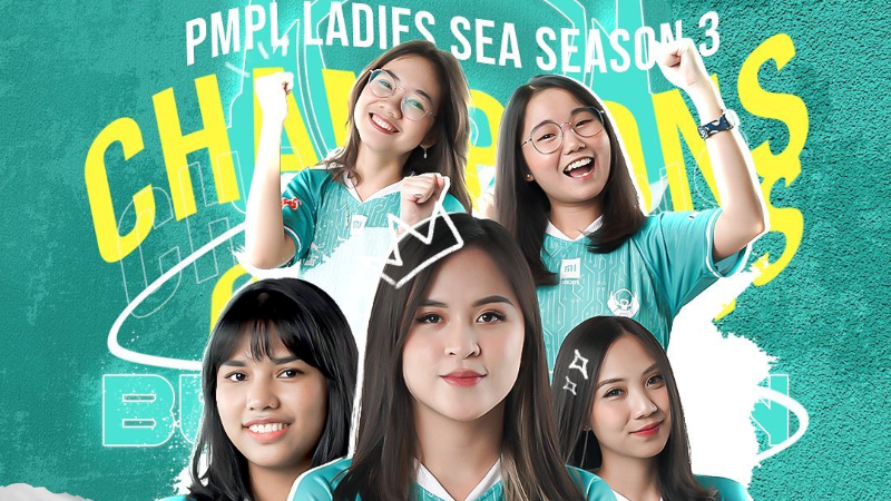 Belletron Ace Sukses Angkat Trofi PMPL SEA Ladies S3!