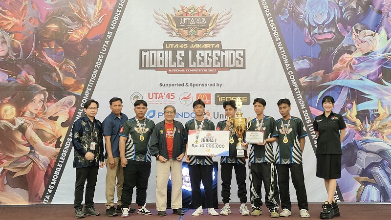Comeback Gemilang, Tim Semoga Hoki Juarai UTA'45 Mobile Legends National Competition 2025