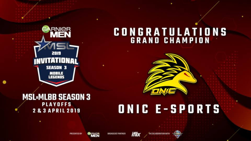 Kemenangan di MSL 'Genapkan' 8 Win Streak MLBB Onic Esports