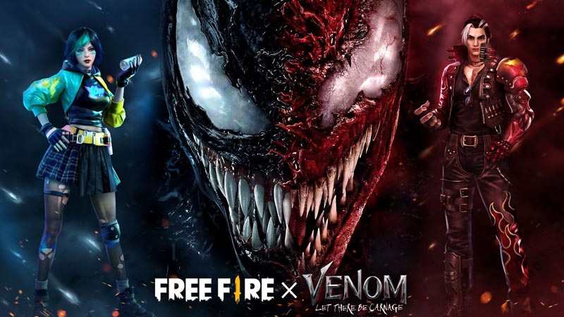Login Sekarang dan Dapatkan Item Eksklusif Free Fire x Venom!