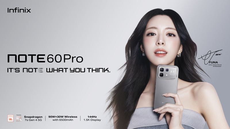 Infinix Tunjuk YUNA ITZY sebagai Global Brand Ambassador Pertama, Resmi Debut Bersama NOTE 60 Series