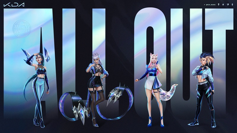 ALL OUT, Mini Album Terbaru Dari Grup Musik LOL K/DA!