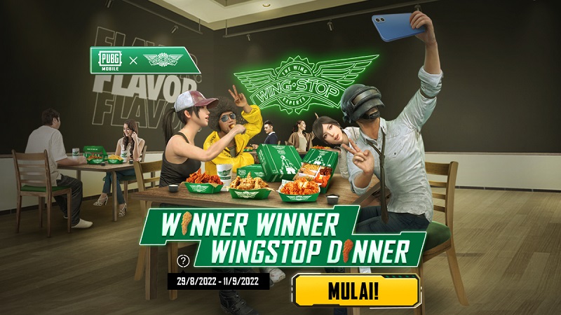 PUBGM x Wingstop, WWCD In-game Bisa Chicken Dinner di Real Life