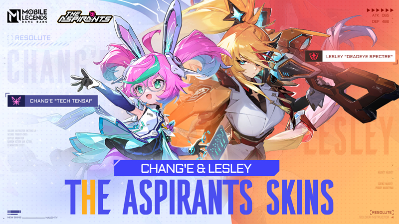 Chang'e dan Lesley Hadir sebagai Bagian dari The Aspirants Mobile Legends: Bang Bang