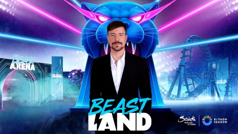 MrBeast Hadirkan “Beast Land”: Taman Hiburan Tantangan Ekstrem di Riyadh