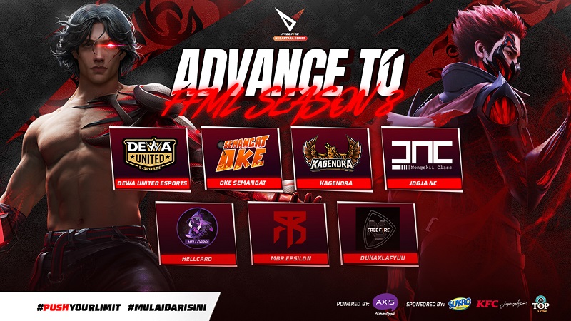 Ini Dia 7 Tim Terbaik FFNS yang Melaju ke FFML Season 8!