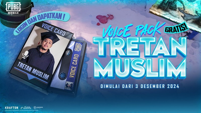 PUBG Mobile Luncurkan Voice Pack Tretan Muslim, Ini cara Dapat Gratisnya!