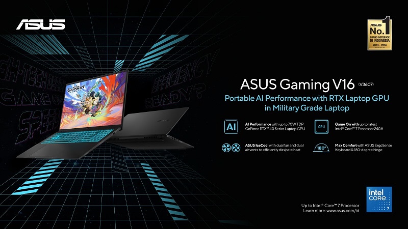 ASUS Gaming V16: Laptop Gaming Entry-Level Powerful Kini Hadir di Indonesia