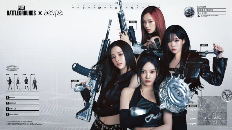 Aespa Akan Tampil di PUBG Nations Cup 2025, Bawakan Lagu ‘Dark Arts’ untuk Pertama Kalinya