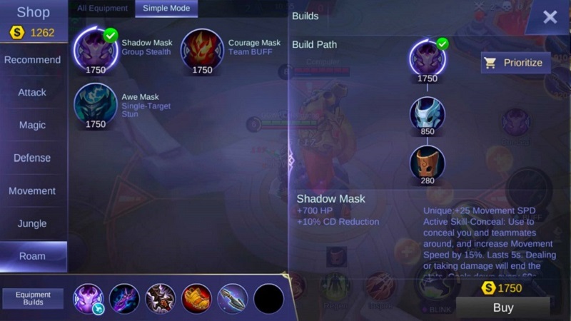 Tips Pakai Item Roam di Patch Terbaru Mobile Legends!
