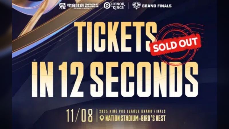 Fenomena Esports Tiongkok: Tiket Grand Final King Pro League 2025 Ludes dalam 12 Detik