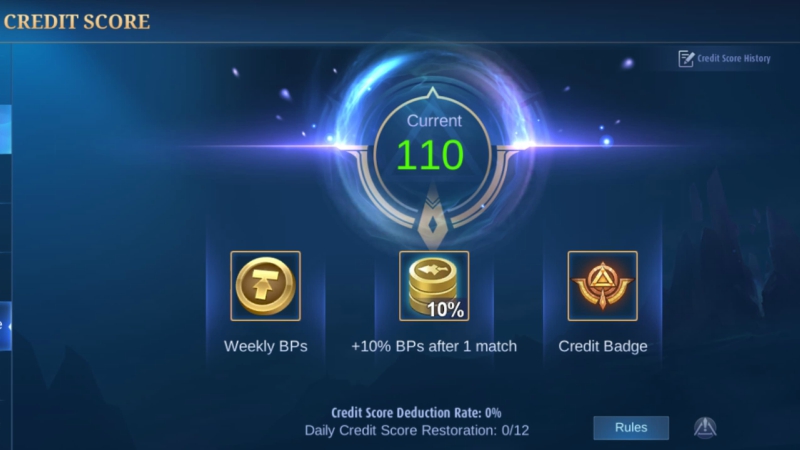 Bye-Bye Toxic, Ini Sistem Kredit Skor Baru di Mobile Legends!