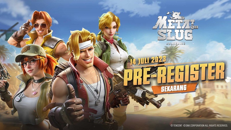 Pra-Registrasi Metal Slug:Awakening , Banyak Reward Menanti!