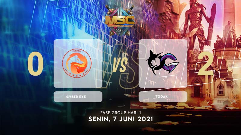 Pick Unik Cyber Exe Tak Mampu Sumbang Poin di MSC 2021