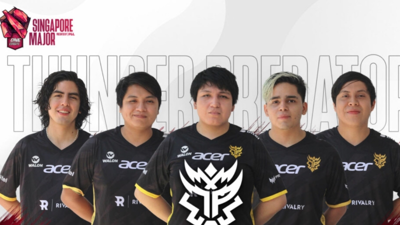 Thunder Predator, Kejutan Region SA di Singapore Major