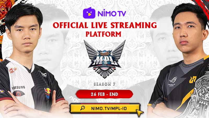 Nonton MPL ID S7 Berhadiah Diamond dan Skin Legendary di Nimo TV