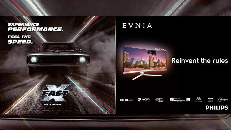 Monitor Gaming Philips Evnia Jalin Kolaborasi dengan Film Fast X!