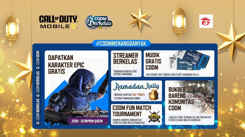 Sambut Ramadan 2024, Garena CODM Indonesia Bagi-Bagi Mudik Gratis!