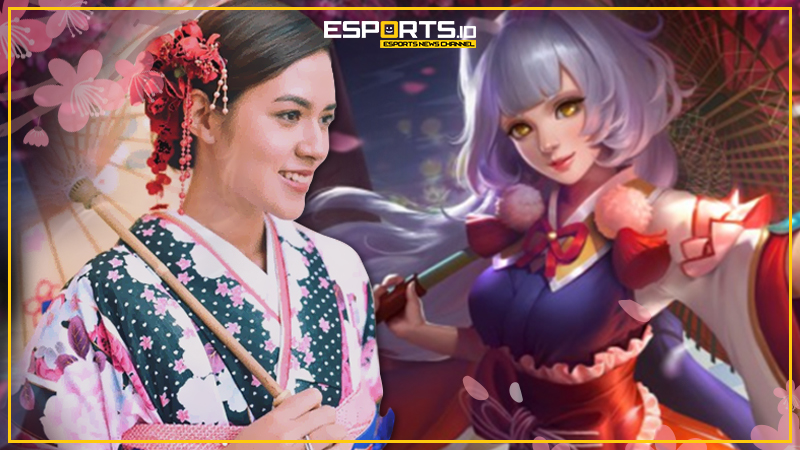 Raisa Pakai Kimono, Fans Mobile Legends Lihat Sosok Kagura!