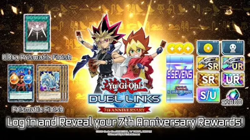 Rayakan 7 Tahun Yu-Gi-Oh! DUEL LINKS dengan Banyak Hadiah Gratis