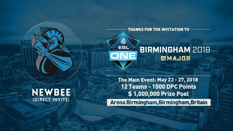 Newbee Dampingi VP Perawani Main Stage ESL One Birmingham