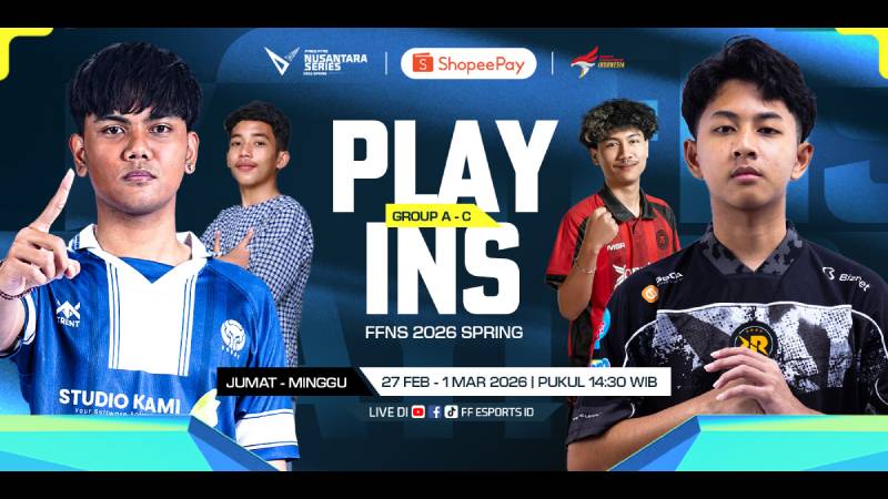 FFNS 2026 Spring Masuk Babak Play-Ins, 36 Tim Berebut Tiket Grand Finals di Palembang