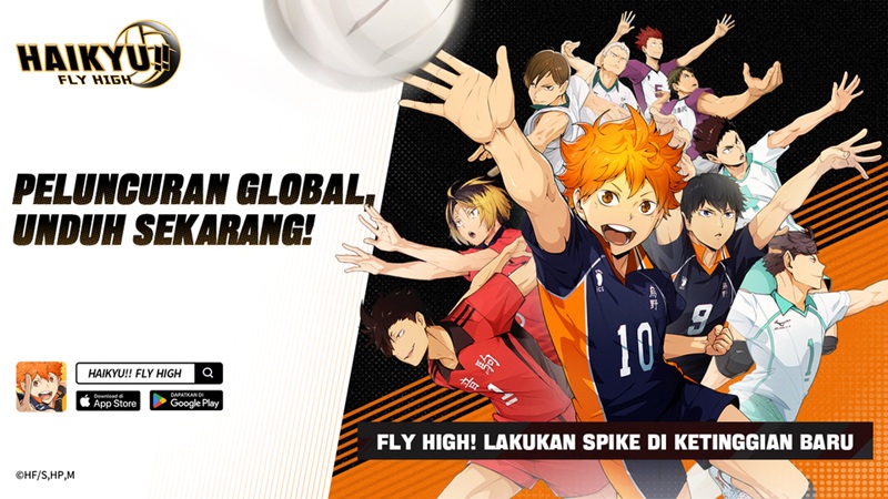 HAIKYU!! FLY HIGH Resmi Rilis: Garena Suguhkan Aksi Voli Penuh Energi ke Platform Mobile
