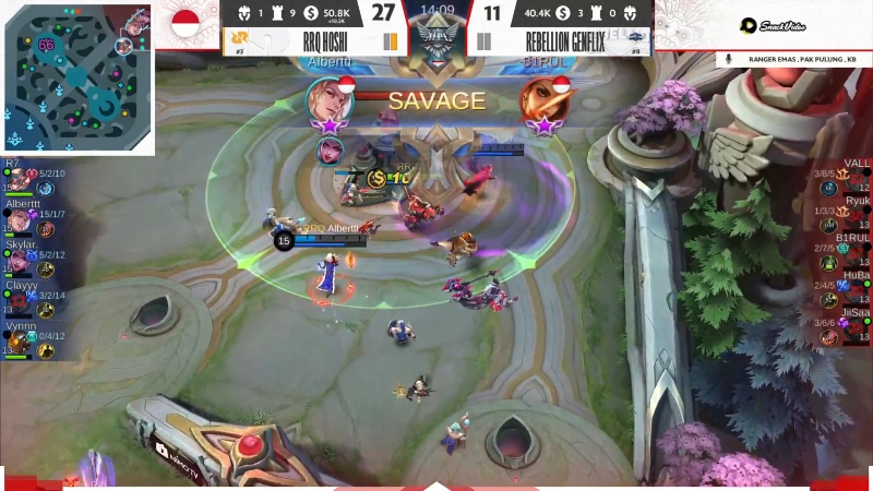 Alberttt Savage Pertama di MPL S8, RRQ Hoshi Ungguli Rebellion!
