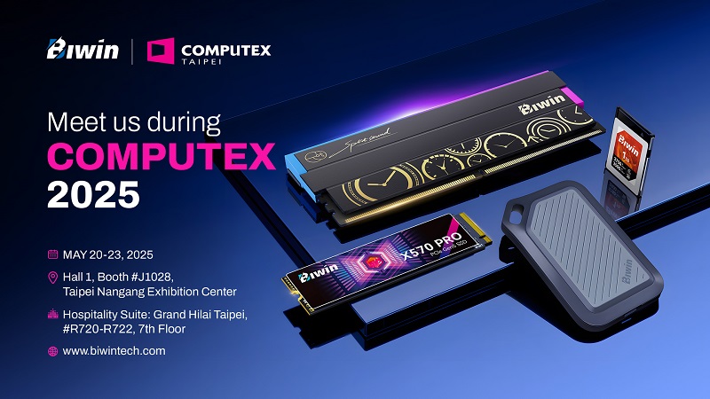Computex 2025: Biwin Hadirkan Inovasi Penyimpanan Berkecepatan Tinggi!