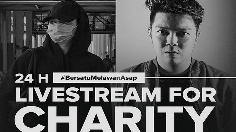 Sumbangan Nyata Reza Arap & Kawan Buat Korban Kabut Asap Karhutla