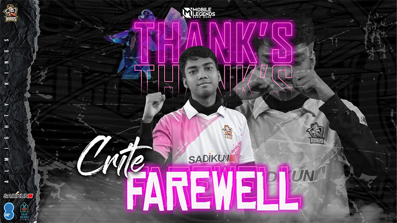 Kings Farewell Cr1te, Inikah Sosok Raja Mage Baru EVOS Legends?