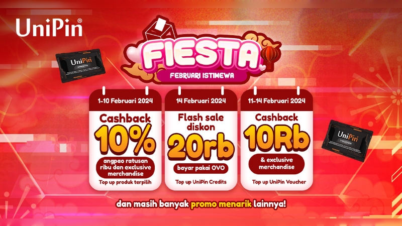 Bulan Valentine, Unipin Bagi-bagi Angpao Sebulan Penuh!