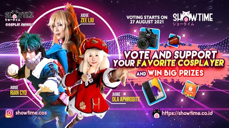 Keren! Cosplayer Pamer Kualitas di SHOWTIME Cosplay Awards ...