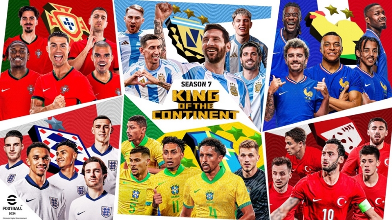 eFootball Season 7: King of The Continent Hadir untuk Menyambut Musim Panas Sepakbola